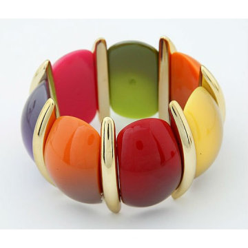2013Hot Продажа Многоцветный Изящный браслет упругости Акриловые браслеты и браслеты BA06